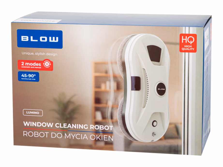 Aknapesurobot BLOW LUMINO, 90 W, 0,33 l veepaak, servatuvastus ja pihustusfunktsioon - 24