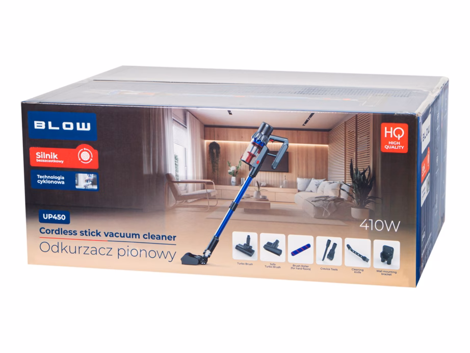 Juhtmeta kotita varstolmuimeja BLOW UP450, HEPA-filter, 0,8 l, 25,9 V aku - 14