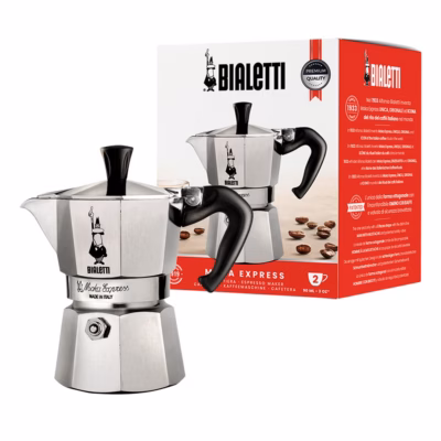 Mokakann BIALETTI Moka Express, alumiinium, 2 tassi