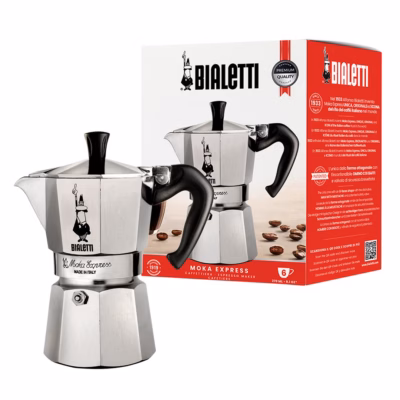 Mokakann BIALETTI Moka Express, 0,3 l (6 tassi), alumiinium