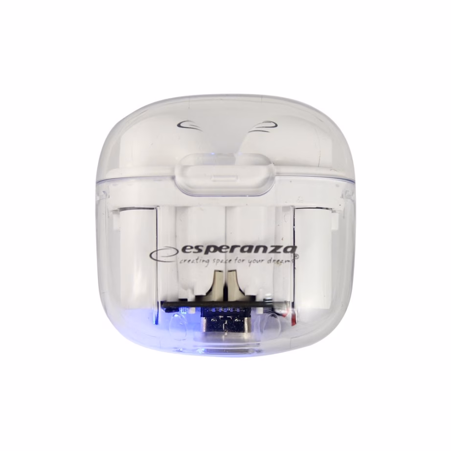 TWS Bluetooth-kõrvaklapid Esperanza EH237W, valge, Bluetooth 5.3, in-ear - 2