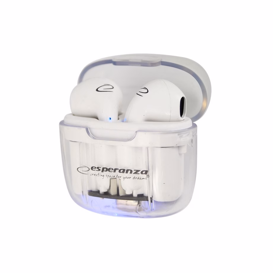 TWS Bluetooth-kõrvaklapid Esperanza EH237W, valge, Bluetooth 5.3, in-ear - 3