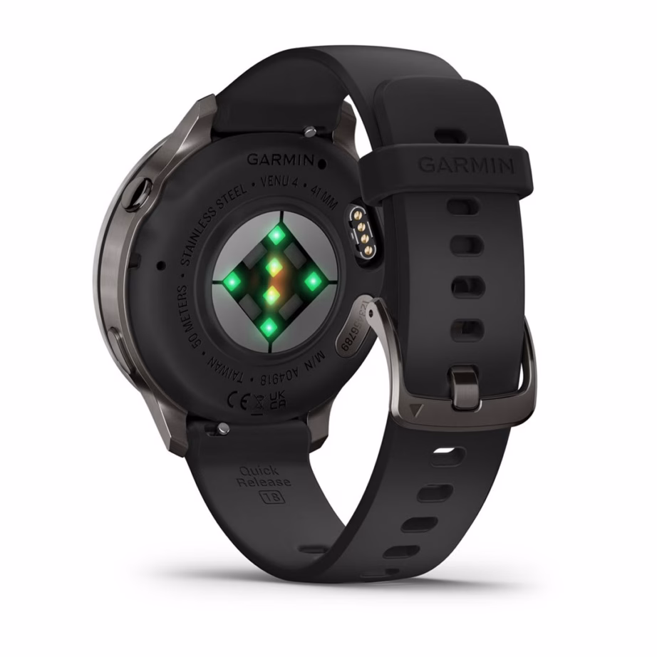 Nutikell Garmin Venu 4, 1,2″ AMOLED puuteekraan, 41 mm, Wi‑Fi, GPS, must - 6