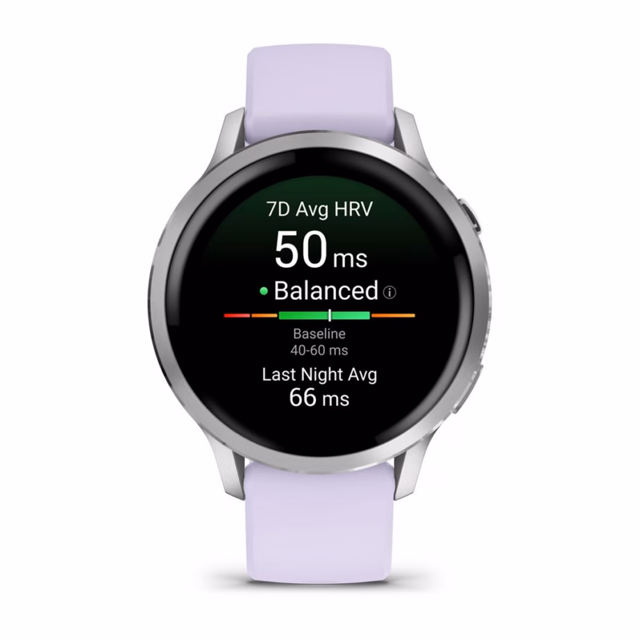Nutikell Garmin Venu 4, 41 mm, 1,2″ AMOLED puuteekraan, 390 × 390, Wi‑Fi, GPS, hõbedane - 3