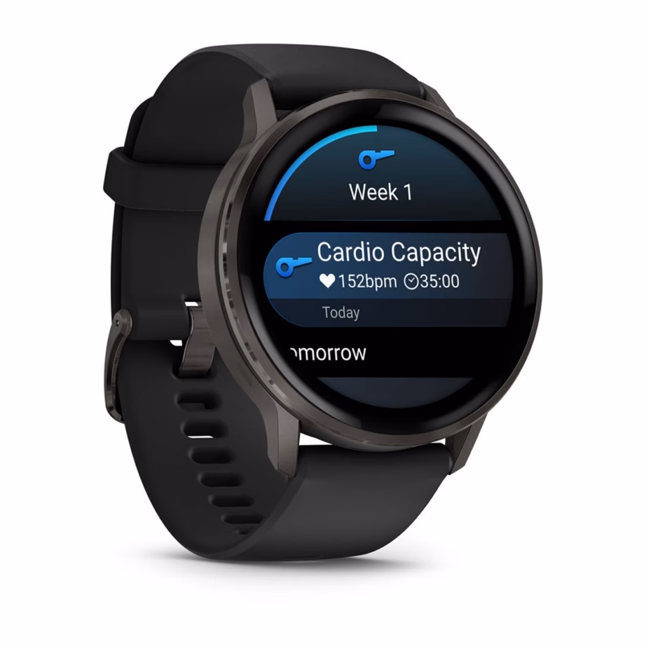 Nutikell Garmin Venu 4, 45 mm, 1,4″ AMOLED puuteekraan, Wi‑Fi ja GPS, must - 5