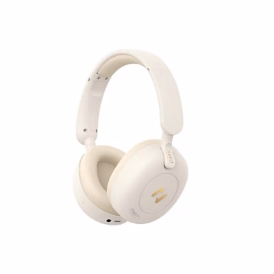 Bluetooth-kõrvaklapid HAVIT H655BT PRO, beež, ANC, Bluetooth 5.3