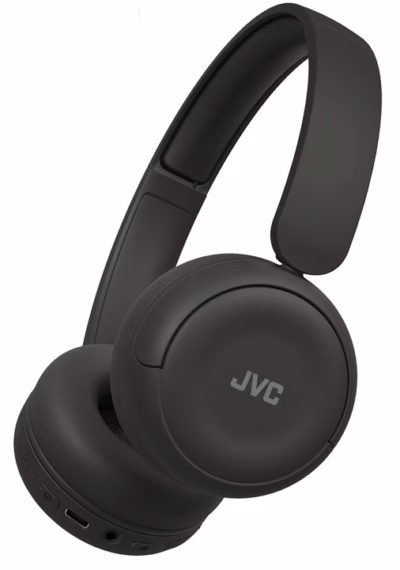 Bluetooth- ja juhtmega peakomplekt JVC HA-S59W, USB‑C laadimine, must