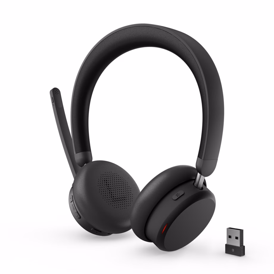 Juhtmevaba peakomplekt Lenovo ANC Headset 6550, USB‑C, Bluetooth 5.3, must - 3