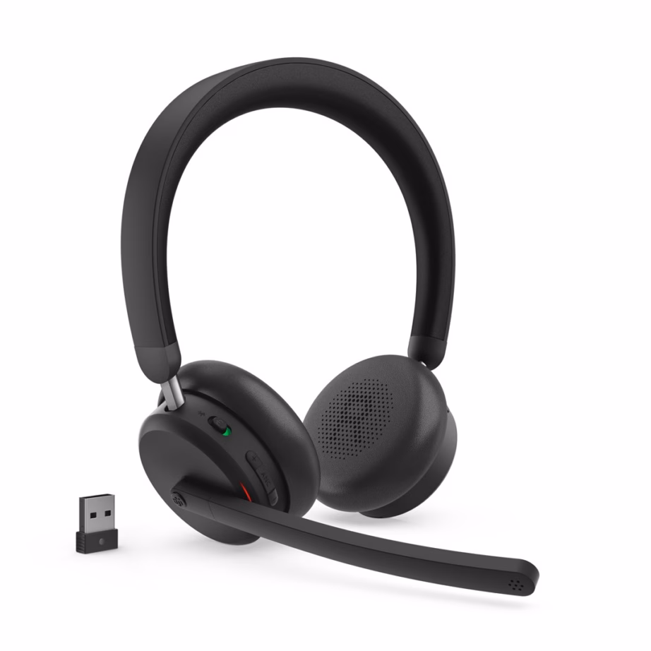 Juhtmevaba peakomplekt Lenovo ANC Headset 6550, USB‑C, Bluetooth 5.3, must - 4