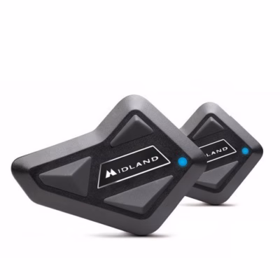 Mootorratta sidevõrgu peakomplekt MIDLAND BT MINI TWIN, Bluetooth 3.0, kuni 500 m