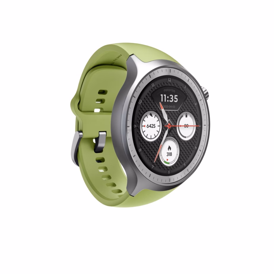 Nutikell Motorola Moto Watch, 1,43″ OLED, 47 mm, GPS, hõbedane - 2