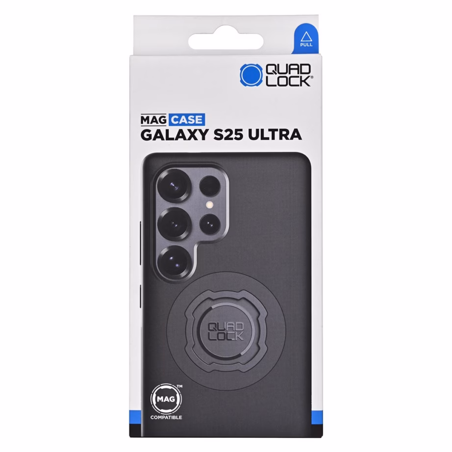 Mobiiliümbris Quad Lock MAG Samsung Galaxy S25 Ultra, must, juhtmevaba laadimise toega - 4