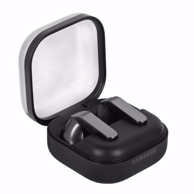 TWS-sisesed kõrvaklapid Samsung Galaxy Buds 4, Bluetooth 6.1, USB‑C, must