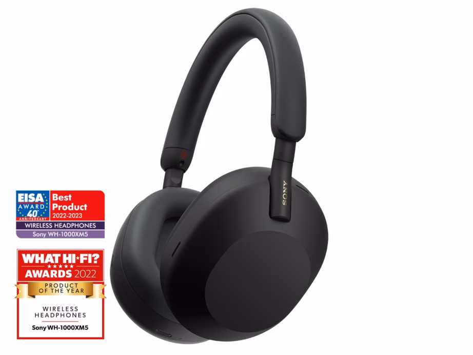 Kõrvaklapid Sony WH-1000XM5, juhtmega ja juhtmevaba, Bluetooth 5.2, must - 8