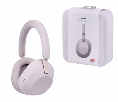 Bluetooth-peakomplekt Sony WH-1000XM5, juhtmega ja juhtmevaba, hõbedane