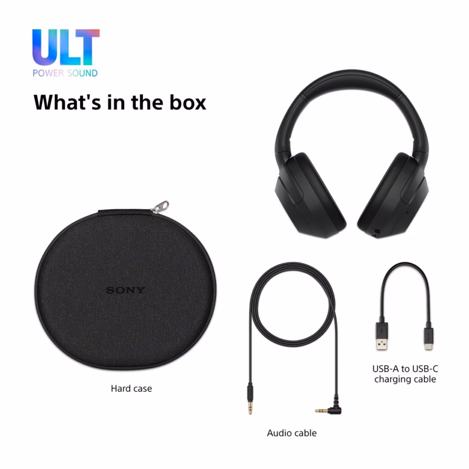 Bluetooth kõrvaklapid Sony ULT WEAR, mürasummutus, ULT POWER SOUND, kuni 30 h aku - 5