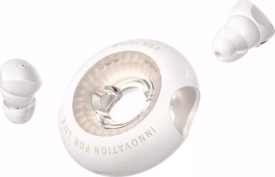 Juhtmevabad kõrvasisesed kõrvaklapid Vention Donut, Bluetooth 5.3, beež, laadimiskarbiga