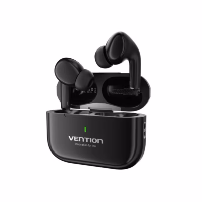 Bluetooth-peakomplekt Vention ECHO LITE E11, BT 5.4, kõrvasisene, IPX4, must