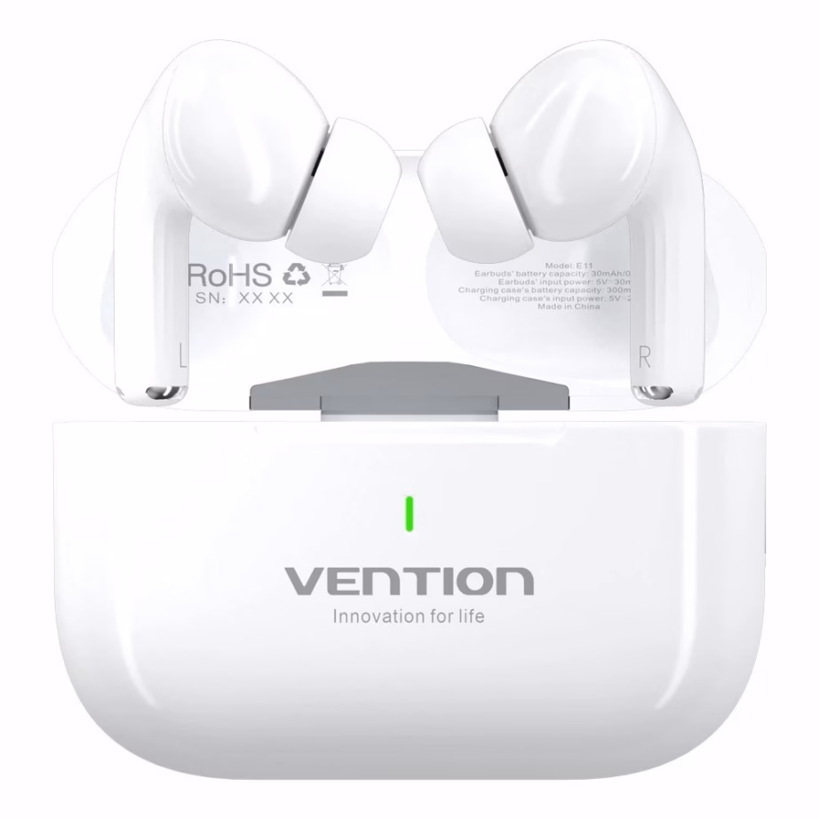 TWS-kõrvaklapid Vention Echo Lite E11, Bluetooth 5.4, IPX4, valged - 4