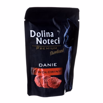 Kassimärgtoit DOLINA NOTECI Premium Sterilised veiselihaga, täiskasvanud kassile, 85 g