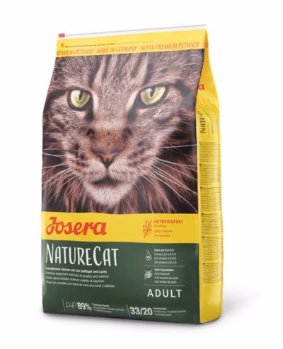 Kasside kuivtoit JOSERA NatureCat, kala ja kana, täiskasvanud kassile, 10 kg