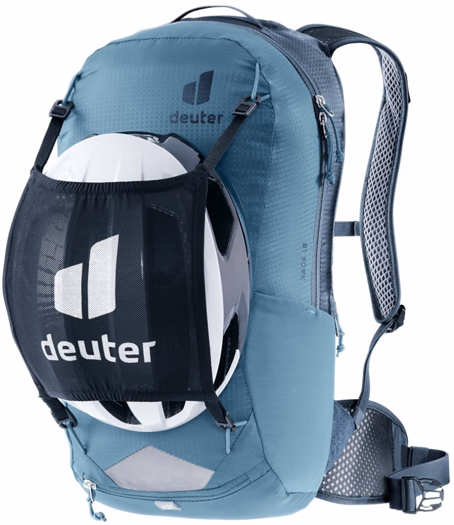Seljakott Deuter Race 16, 16 l, atlantic-ink (sinine), vihmakatte ja joogisüsteemi taskuga - 9