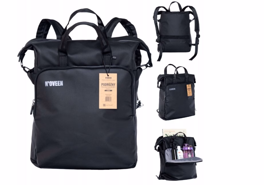 Kabiiniseljakott N’OVEEN CTB300, 32 l, must, 40 × 50 × 16 cm - 8