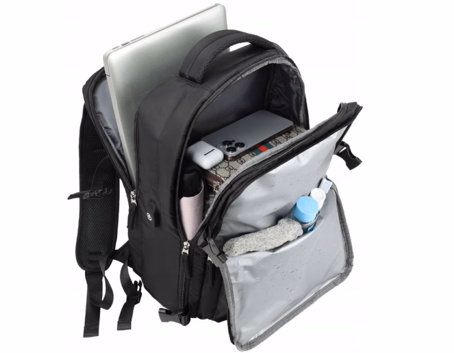 Käsipagasi seljakott N’OVEEN CTB400, 25 l, 40 × 25 × 20 cm, must - 6