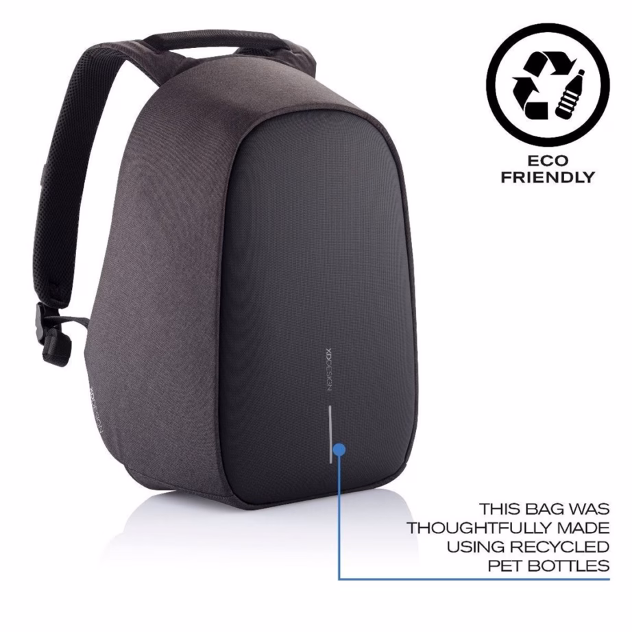 Vargusevastane seljakott XD DESIGN Bobby Hero Small P705.701, 11,5 l, must - 10