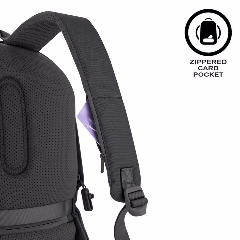 Vargusvastane seljakott XD DESIGN Bobby Soft P705.791, 16 l, 15,6″ sülearvutile, must - 10