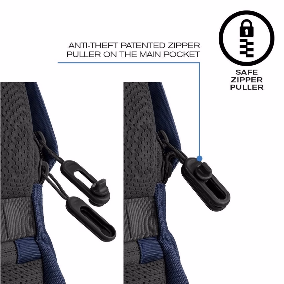 Vargusevastane seljakott XD DESIGN Bobby Soft navy P705.795, 16 l, 15,6″ - 10