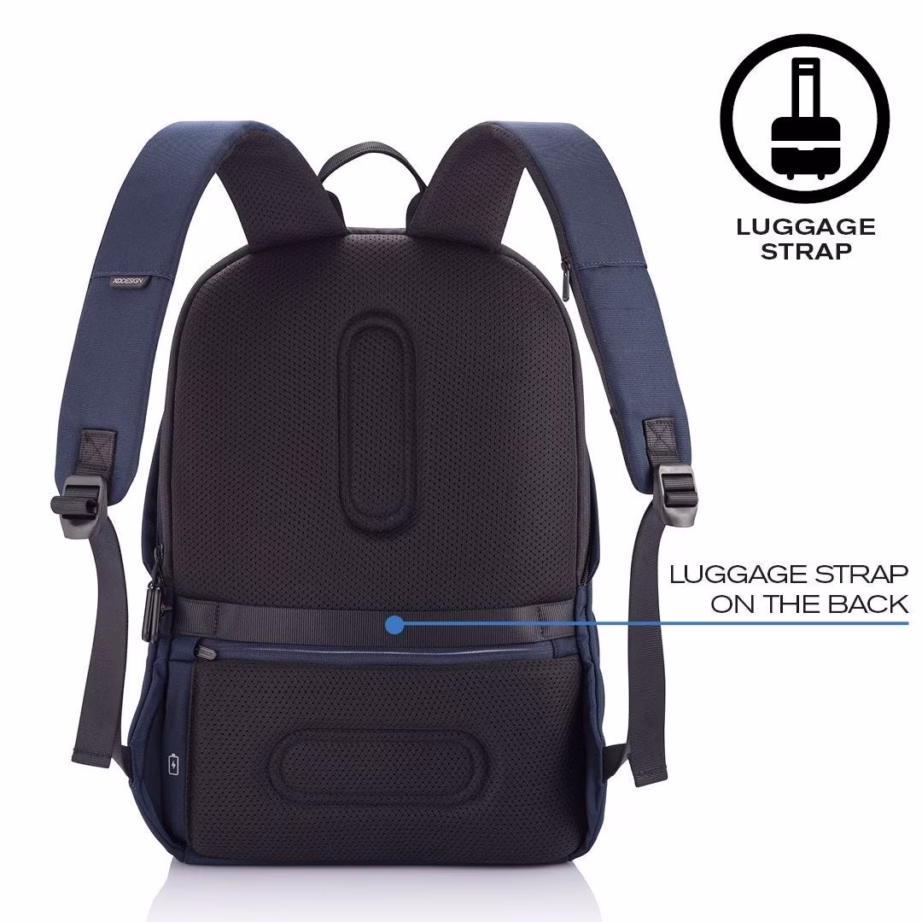 Vargusevastane seljakott XD DESIGN Bobby Soft navy P705.795, 16 l, 15,6″ - 16