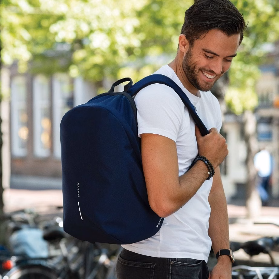 Vargusevastane seljakott XD DESIGN Bobby Soft navy P705.795, 16 l, 15,6″ - 19