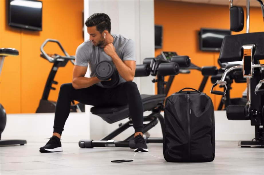Vargusevastane seljakott XD DESIGN Bobby Flex Gym Bag P705.801, 16–24 l, must - 20