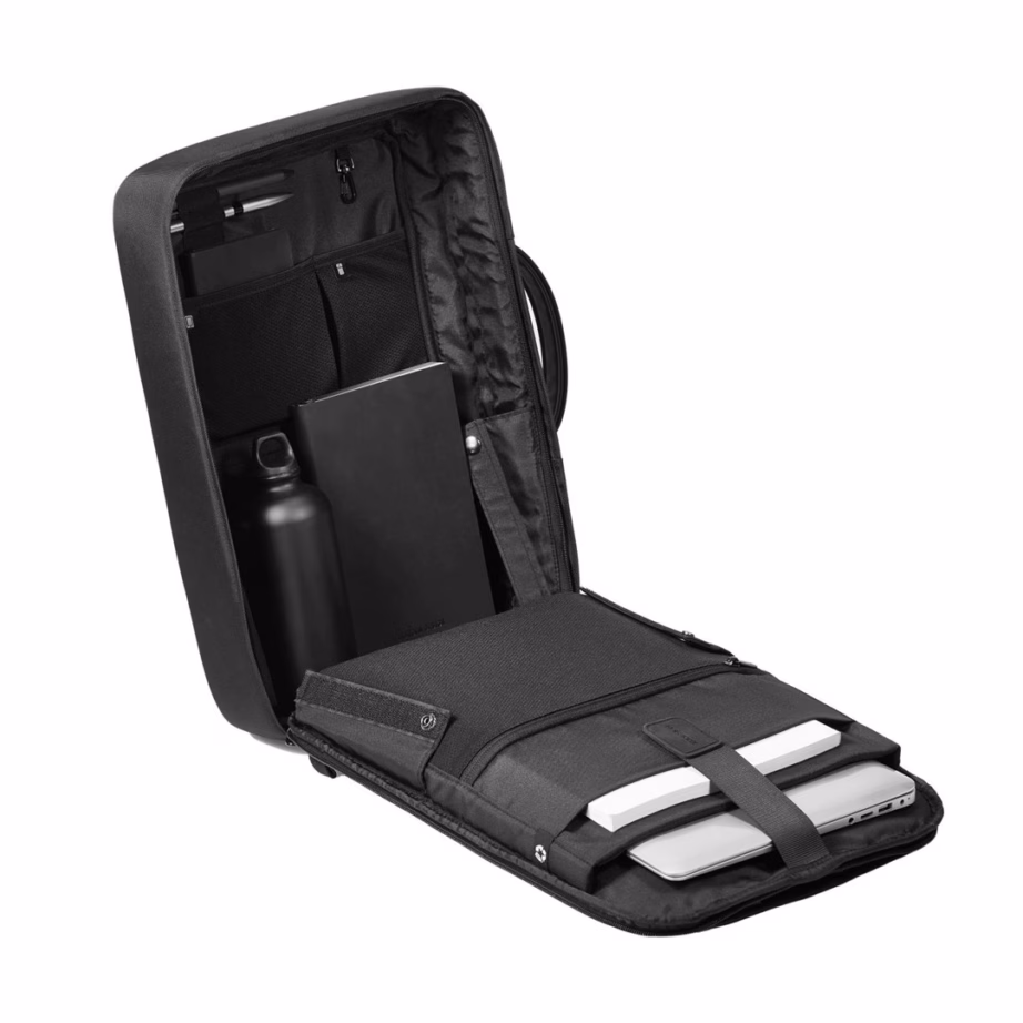 Varguskindel 2-ühes seljakott ja portfell XD DESIGN Bobby Bizz 2.0, 14 l, must, P705.921 - 16