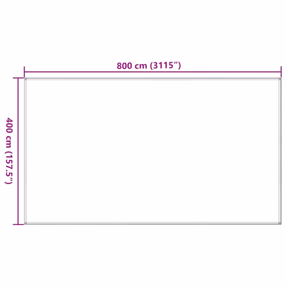 Beež telgimatt HDPE-st, ilmastiku- ja UV-kindel, 400 x 800 cm - 7