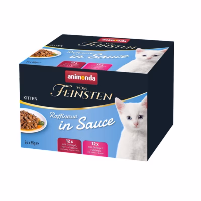 Kassipoja märgtoit animonda ANIMONDA Vom Feinsten Kitten Raffinesse kastmes, 85 g