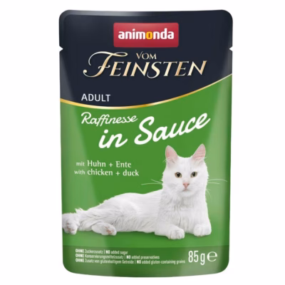 Kasside märgtoit animonda Vom Feinsten Raffinesse kastmes, kana ja part, 85 g