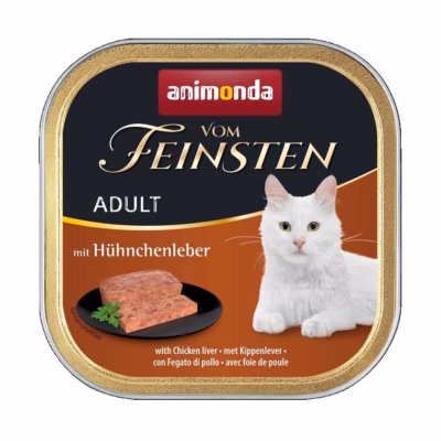 Kasside märgtoit animonda Vom Feinsten Adult kanamaksaga, 100 g