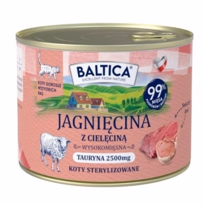 Märg kassitoit BALTICA Smaki regionów Lamb with veal, 185 g