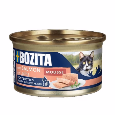 Kasside märgtoit BOZITA Mousse Salmon, lõhega, 85 g
