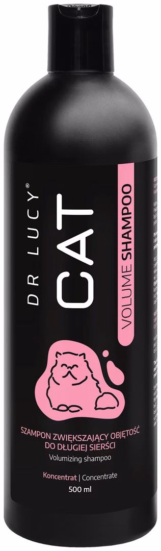 Kassishampoon Dr Lucy Cat Volume, volüümi andev, kontsentreeritud, 500 ml