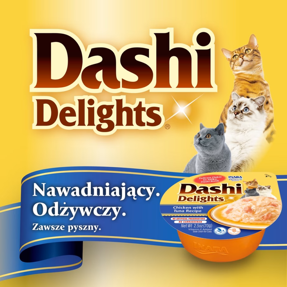 Kassimaius INABA Dashi Delights kana puljongis, 70 g - 2
