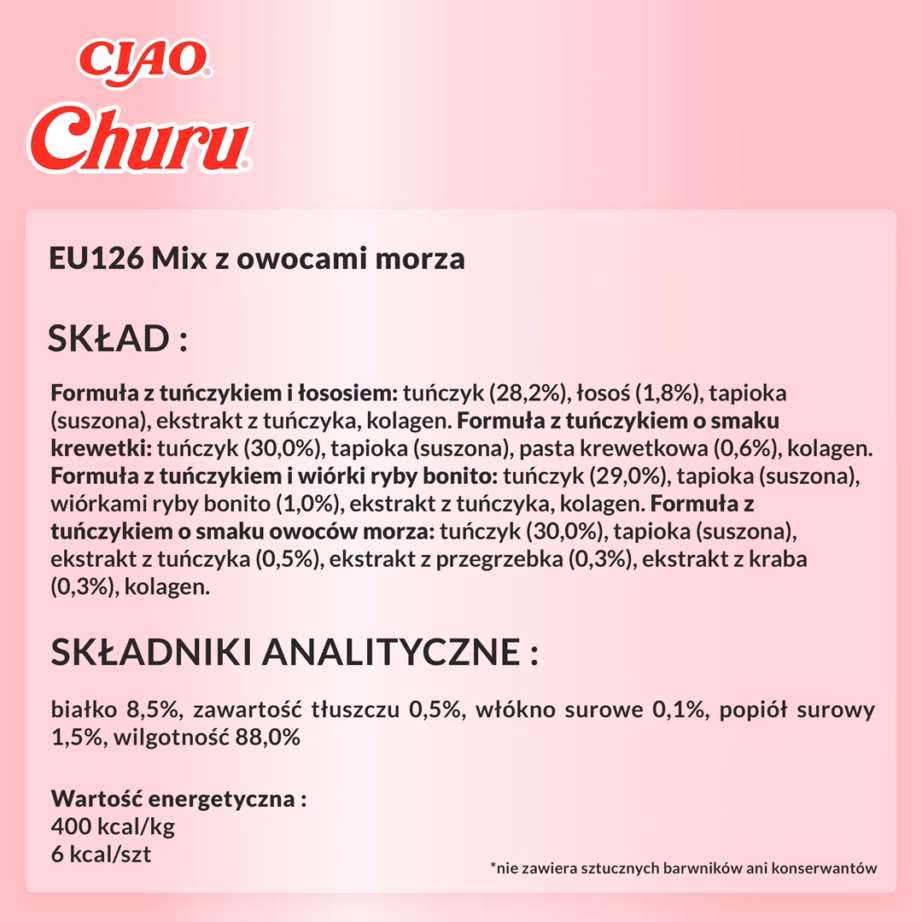Kassimaiusepasta INABA Churu Seafood Variety Box, 20 × 14 g - 3
