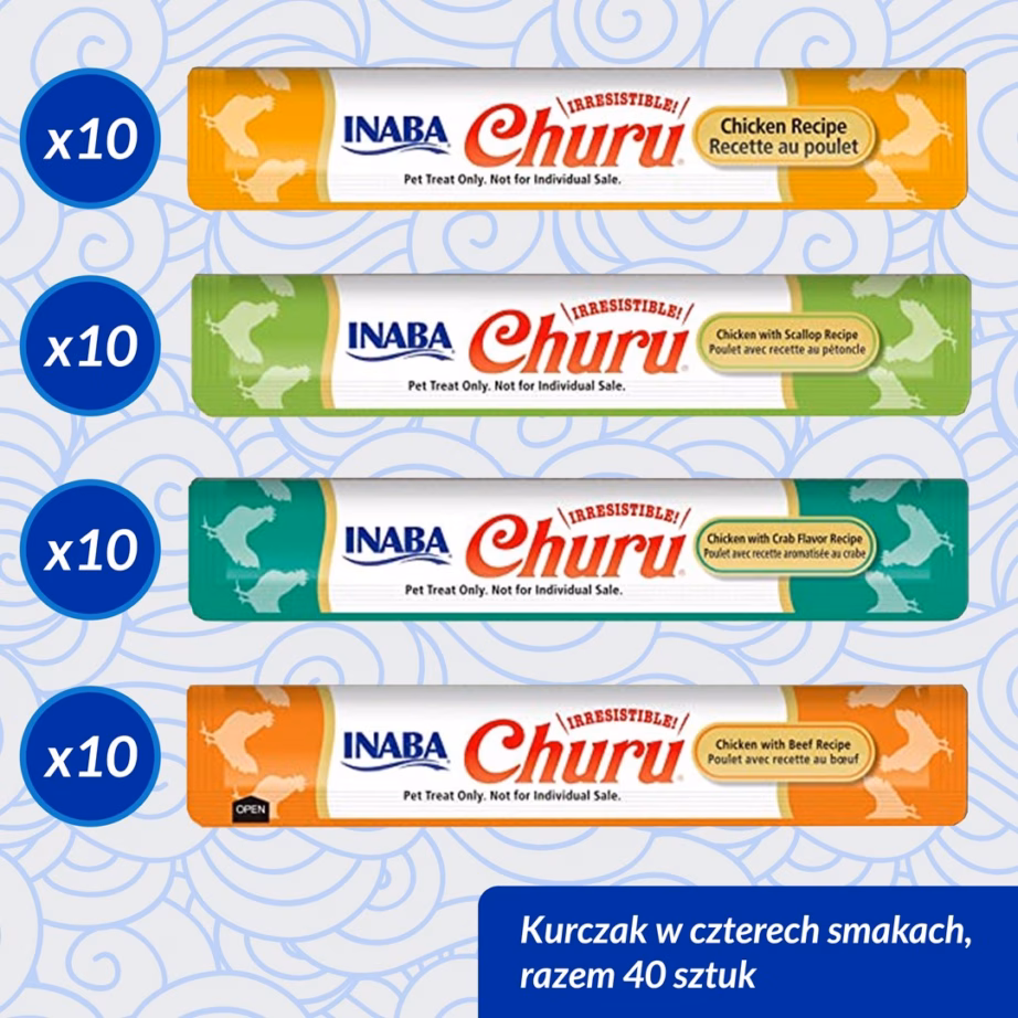 Kassi maius INABA Churu Variety Box Chicken, pastataoline maius, 40 × 14 g - 3