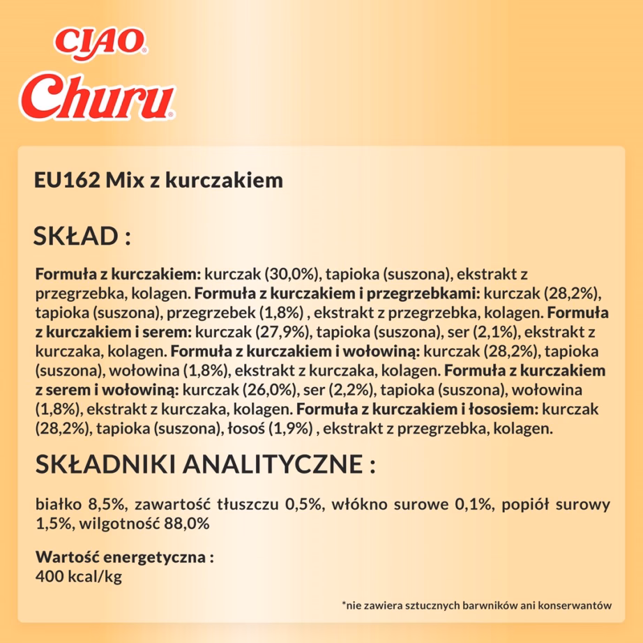 Kassimaius INABA Churu Variety Box Chicken, pasta, 60 × 14 g - 3