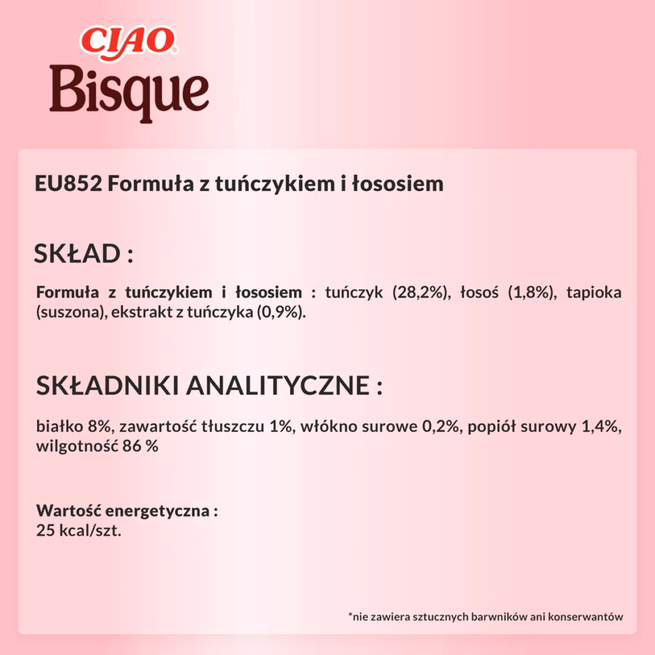 Kassi maius INABA Ciao Bisque tuunikalaga ja lõhega, 40 g (kotike) - 5