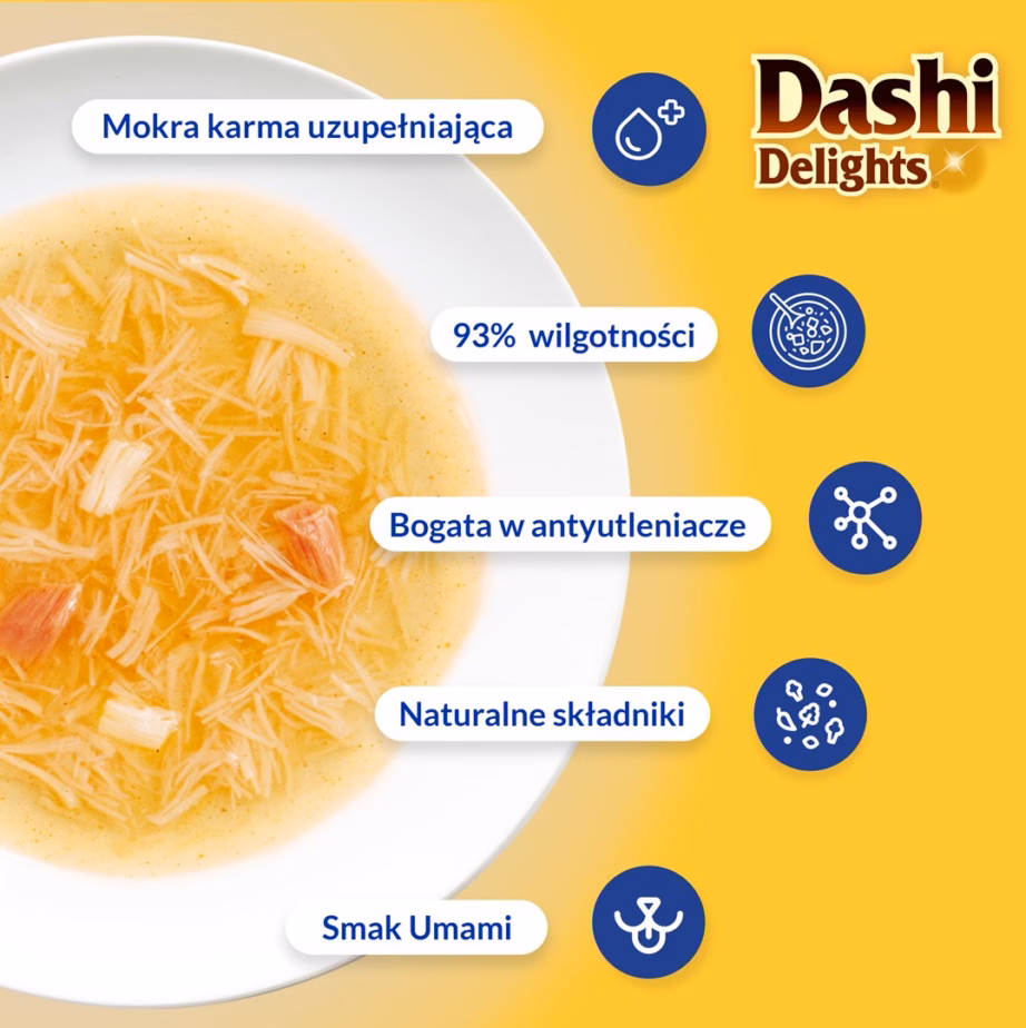 Kassimaius INABA Dashi Delights Silky Broth kana ja juustuga, 40 g - 3