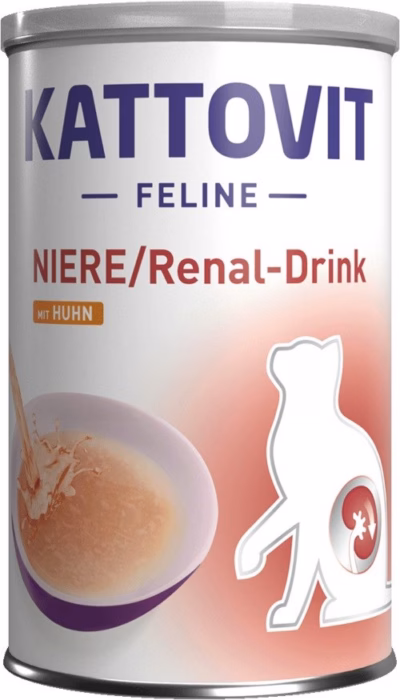Neerutalitlust toetav maiusejook kassile KATTOVIT Feline Niere Renal Drink, kana, 135 ml