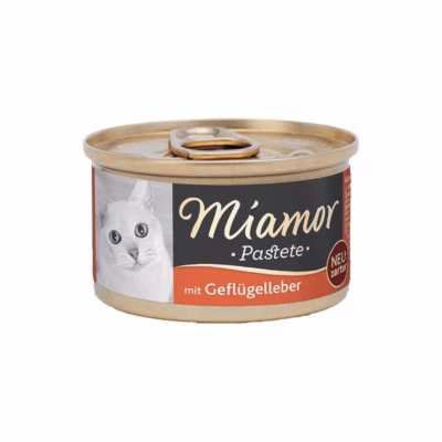 Kassimaius Miamor MIAMOR Pastete lihapasteet linnuliha ja maksaga, 85 g